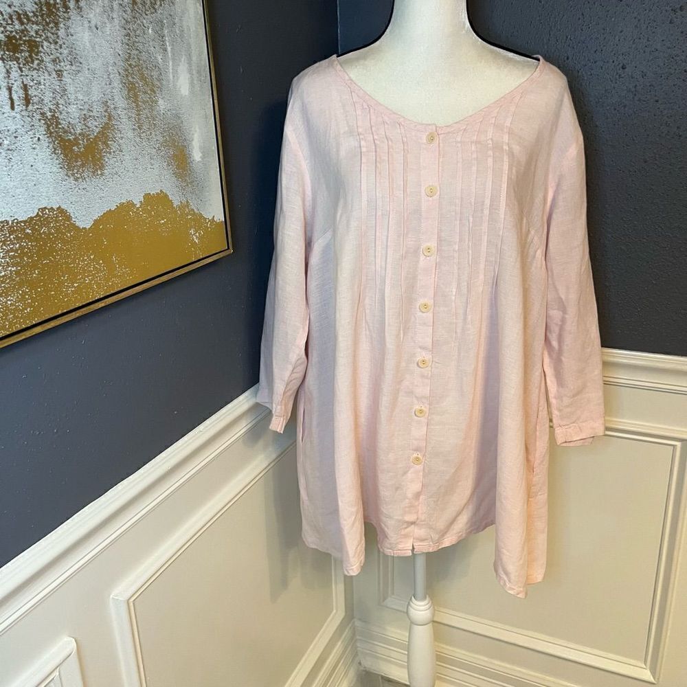 Flax Celebration Blouse - Picture 2 of 10